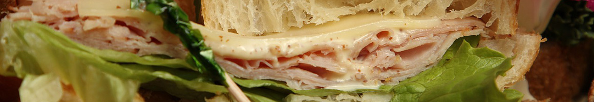 Eating Deli Sandwich Seafood at River House Grille restaurant in Freeport, NY.